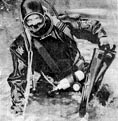 Cold water dive masochist